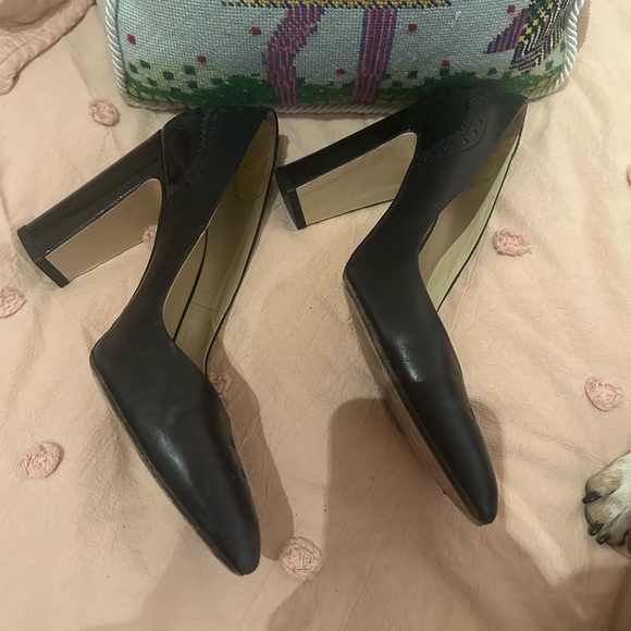 Hobbs of London Navy Blue spectator Pumps EU 39 Great condition - Picture 2 of 5